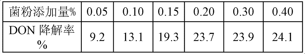 Method for degradation of deoxynivalenol