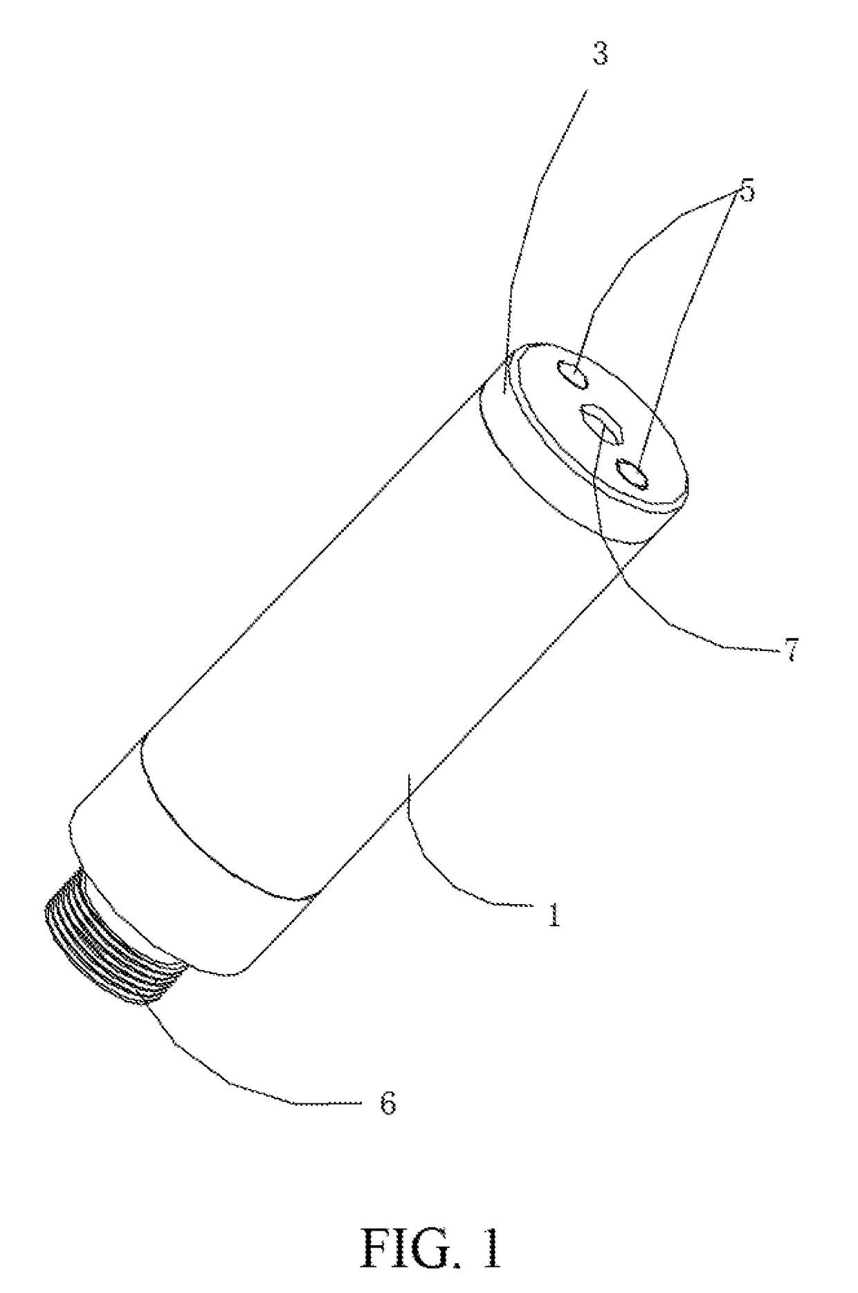 Integrated liquid injection evaporation container