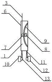 Thermal radiation device for preventing ramp road surface from icing