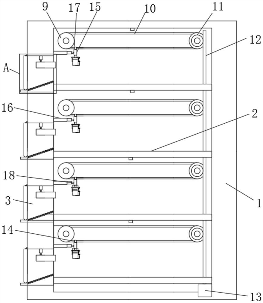 High-rise intelligent compact shelf and goods taking method