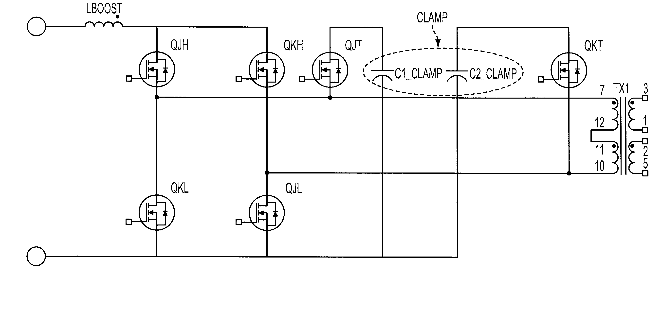 Active clamp resonance control