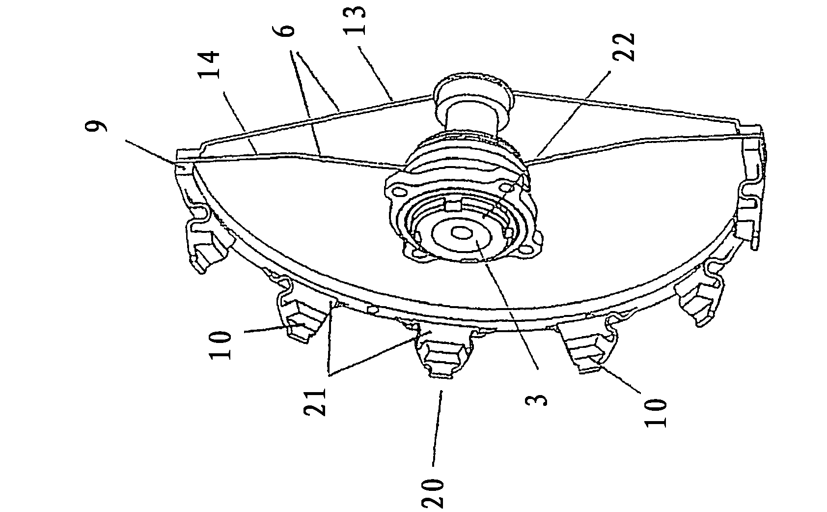 Wheel assembly for motor vehicle