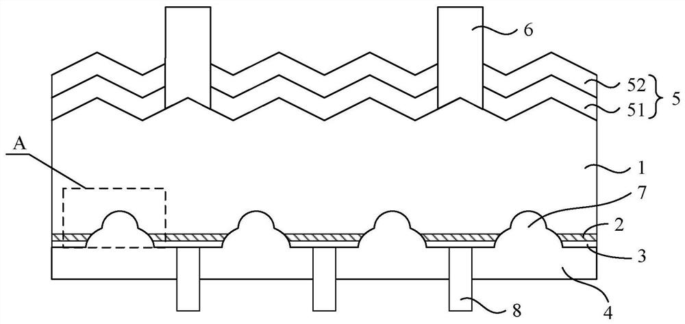 Substrate for PERC battery, and PERC battery and preparation method thereof