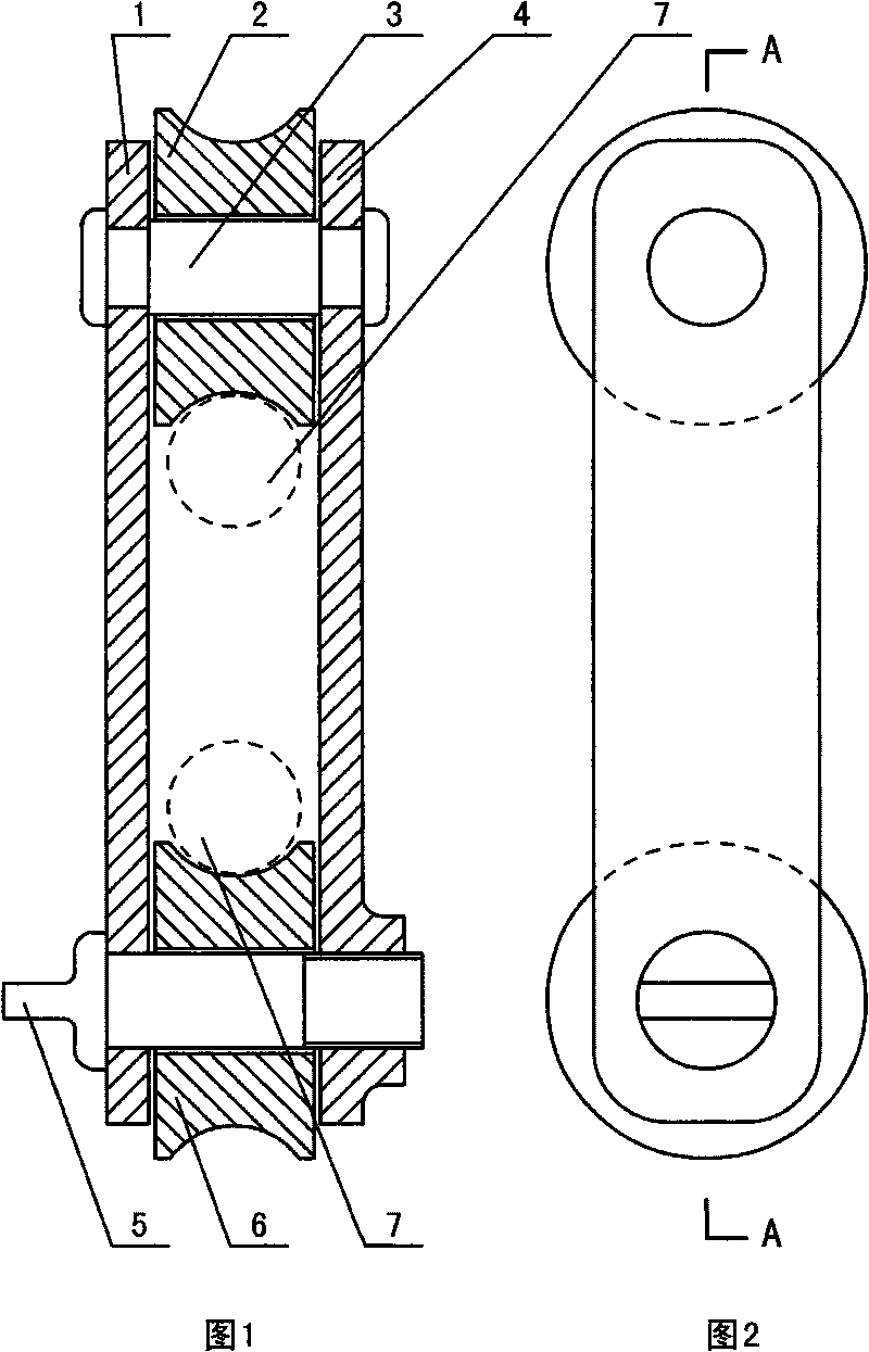 Pulley-type hoisting connecting piece