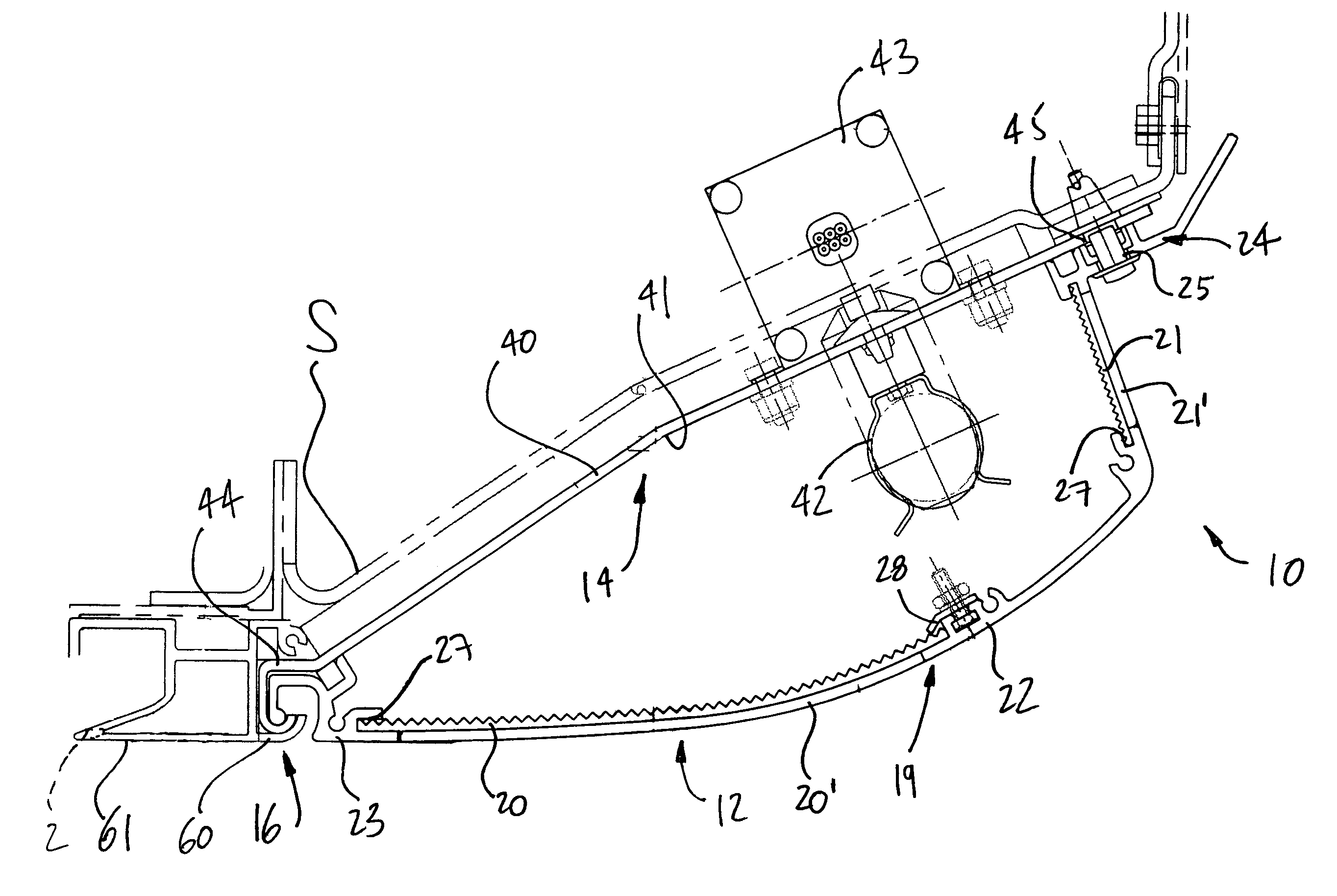 Luminaire assembly and method