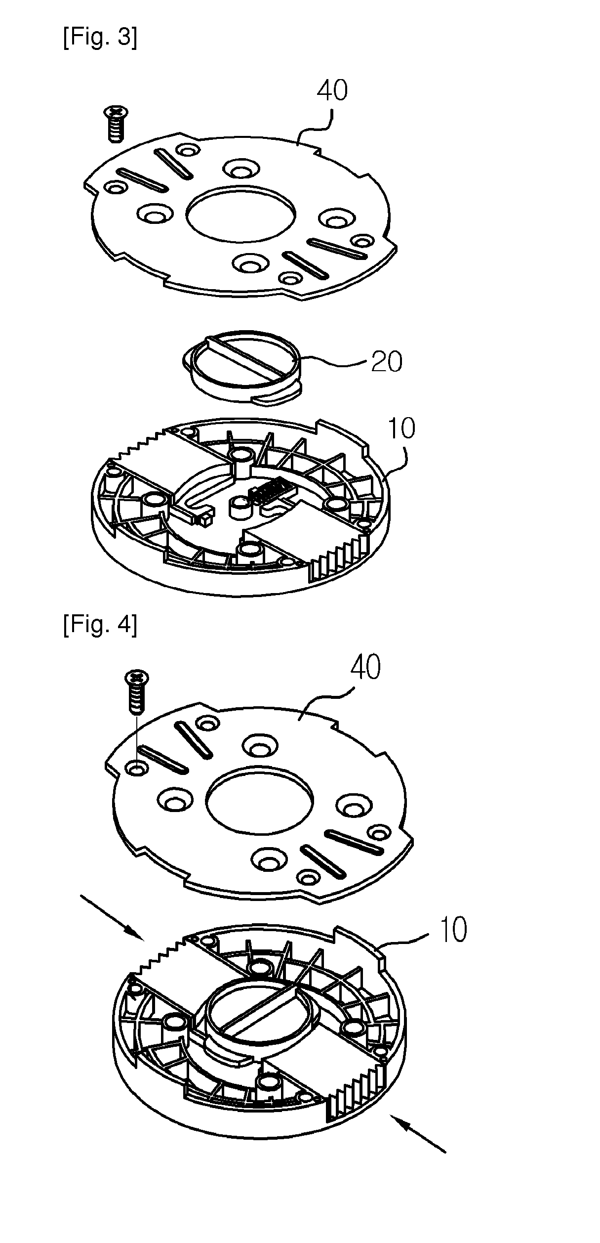 Disk for controlling an angle of binding in snowboard