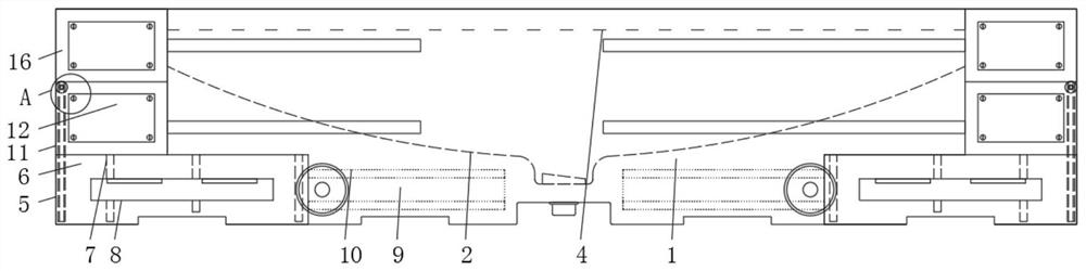 Safe drilling workbench of intelligent numerical control machine tool