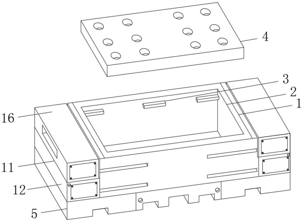 Safe drilling workbench of intelligent numerical control machine tool