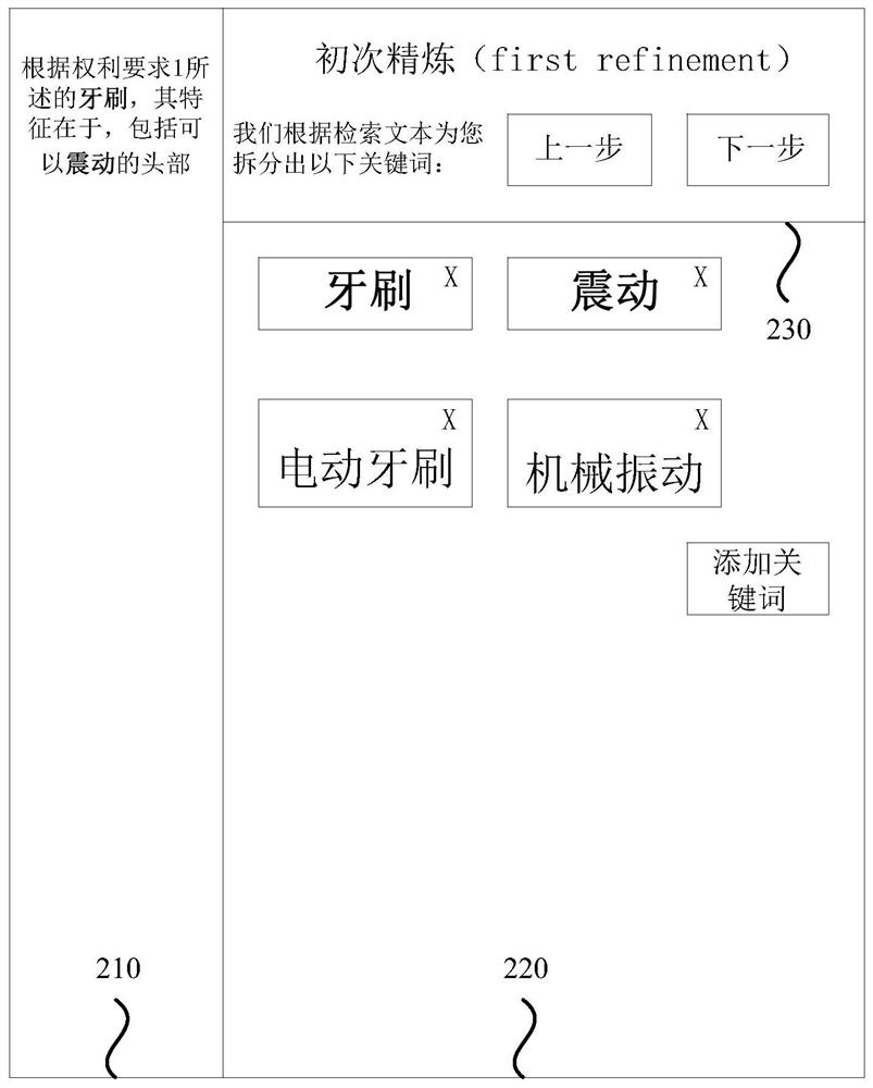 Recommendation method, device and equipment for retrieval conditions and storage medium