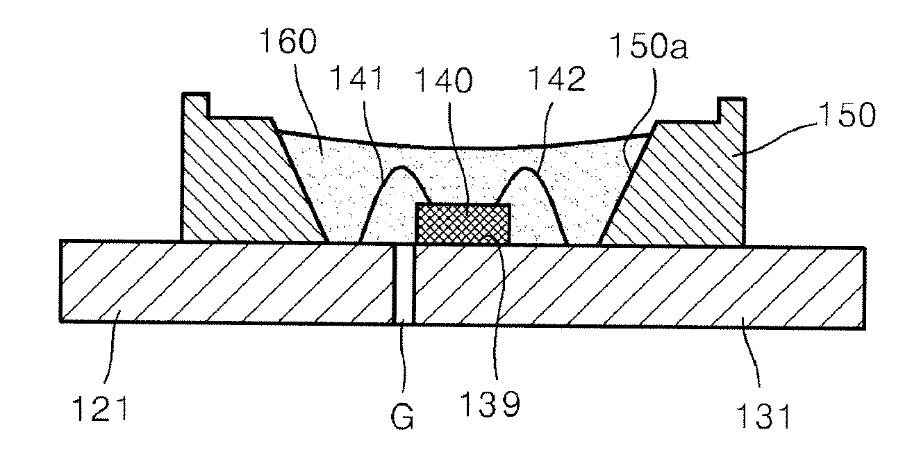 Lead frame for chip package, chip package, package module, and illumination apparatus including chip package module