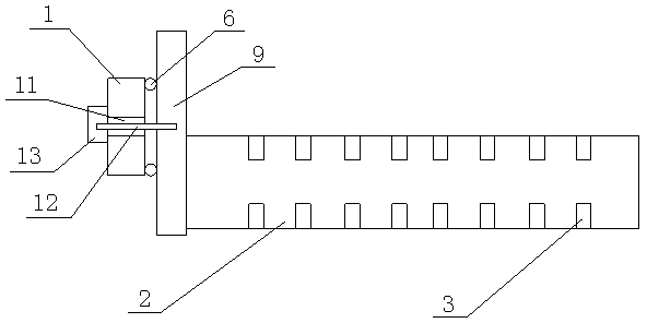 Automatic brick moving device