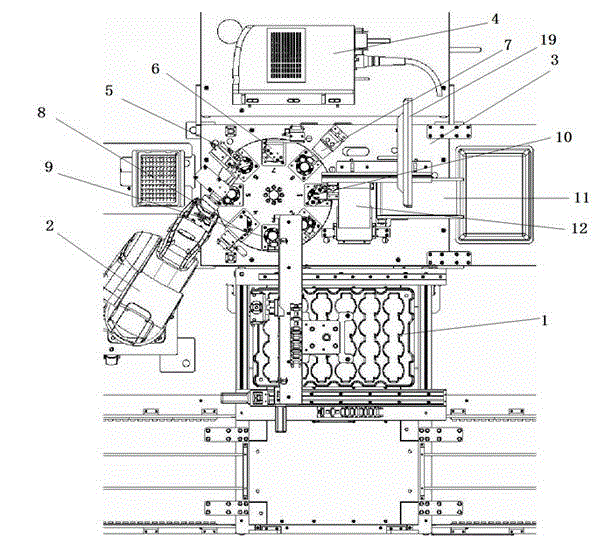 Full-automatic shrapnel assembly equipment and work method thereof