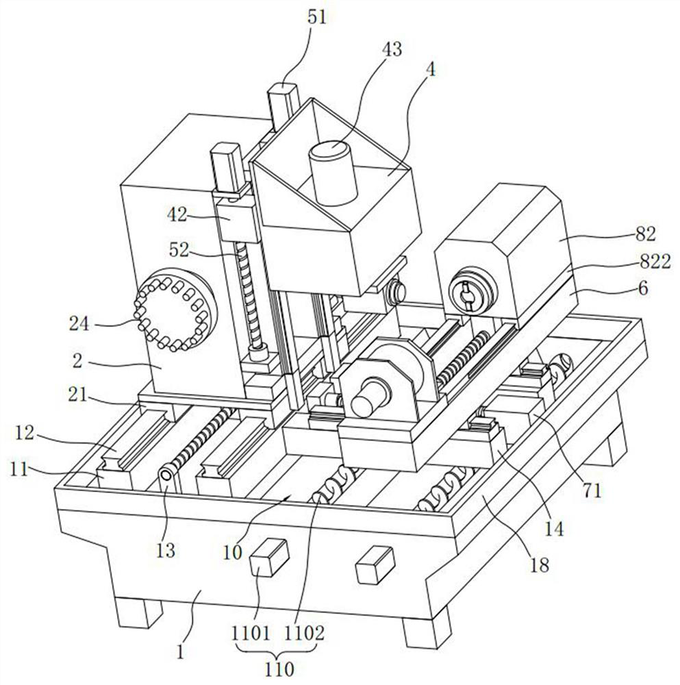 High-speed precise horizontal five-axis linkage aero-engine blade numerical control milling center