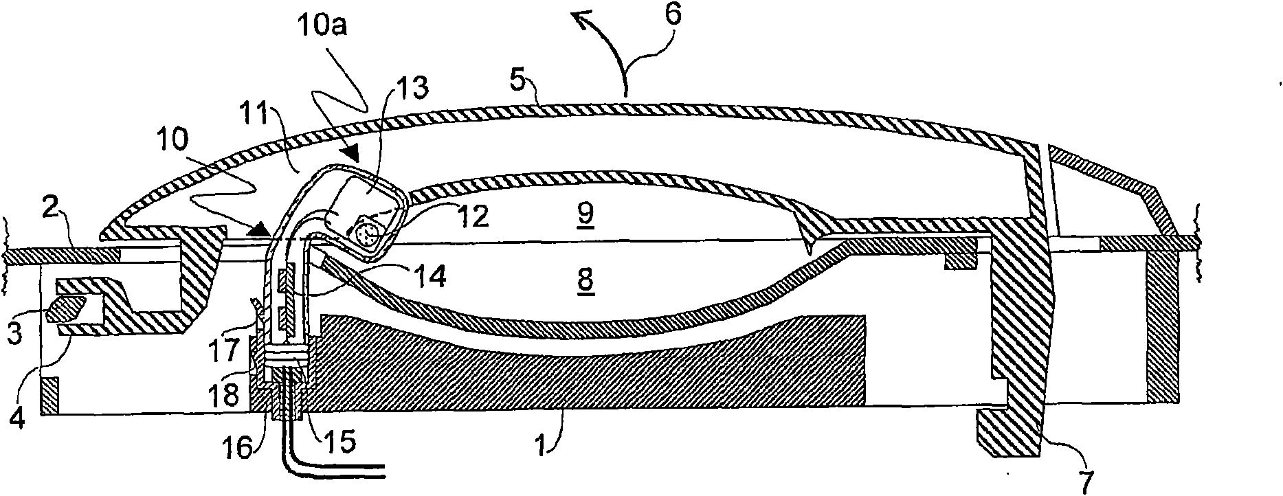 Vehicle handle with a lighting device