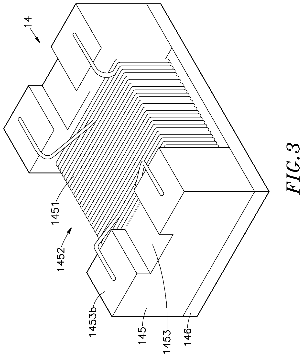 High-capacity common-mode inductor processing circuit for network signal