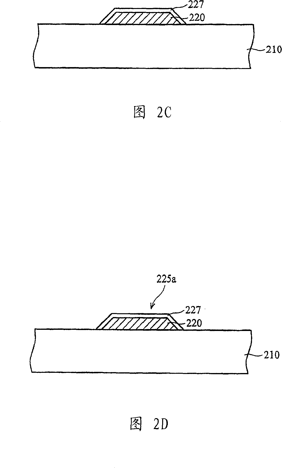 Picture-element electrode switch element and manufacturing method thereof