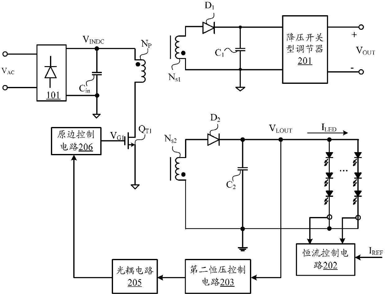 Constant current and constant voltage output multi-channel power supply system