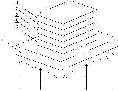 Photovoltaic organic ultraviolet semiconductor detector