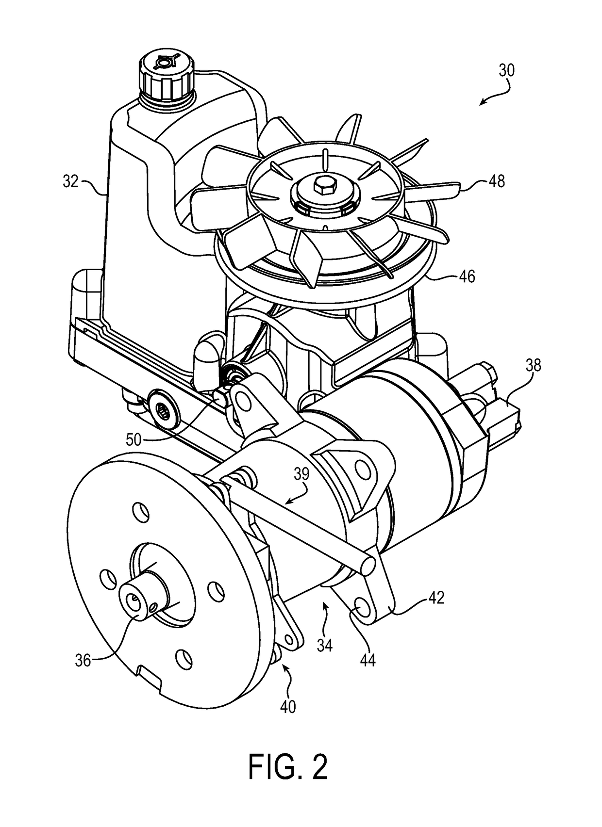 Mowing machine brake apparatus with slideable engagement