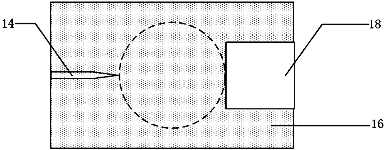 Composite flat sample three-dimensional space charge measurement device based on pulsed electro-acoustic method