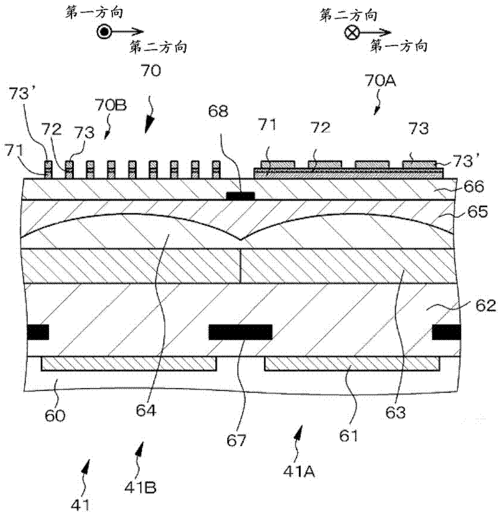 Solid-state imaging element, solid-state imaging device, solid-state imaging apparatus, and method for producing polarizing element