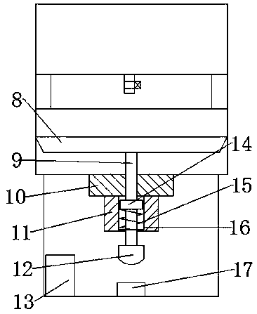 Water cooling device of metal mold