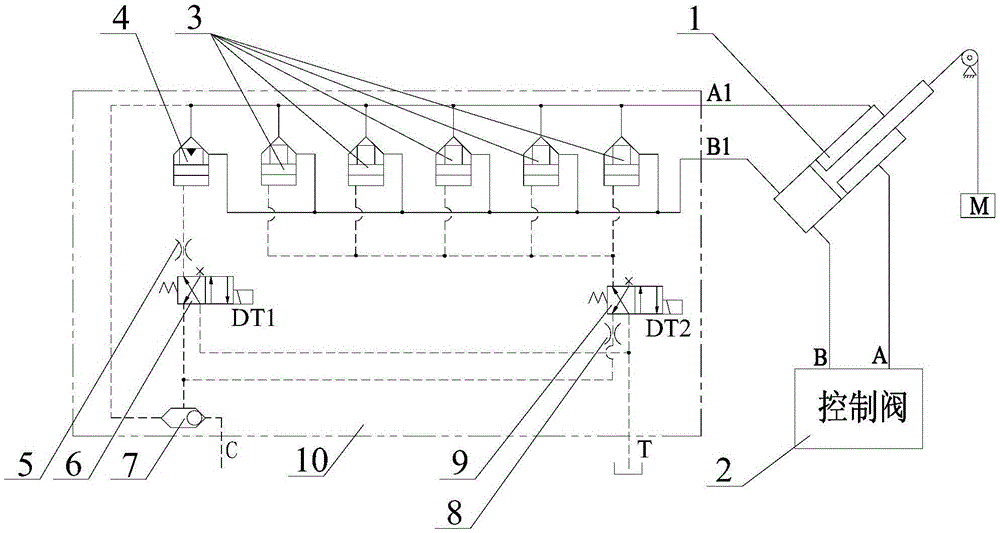 Tamper hydraulic system and construction machinery