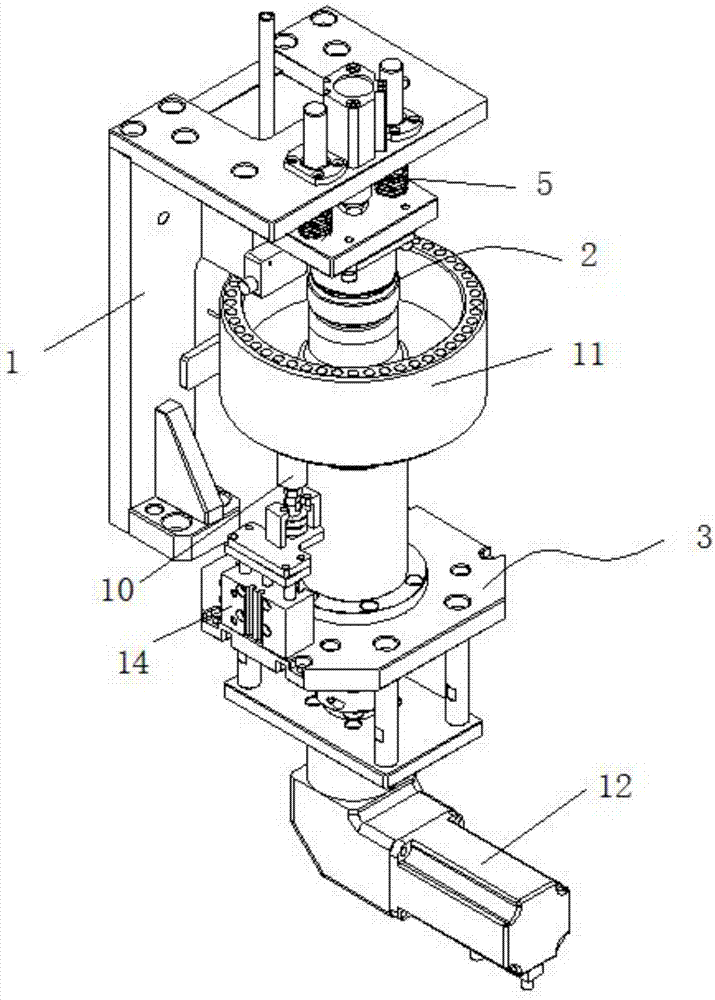 Circular disc positioning assembly