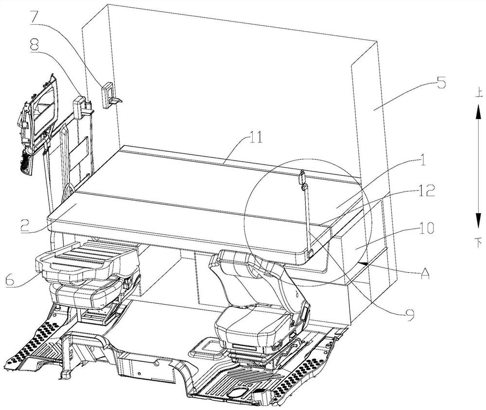 Vehicle-mounted sleeping berth assembly and vehicle
