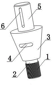 Lamp column capable of achieving gap light emission