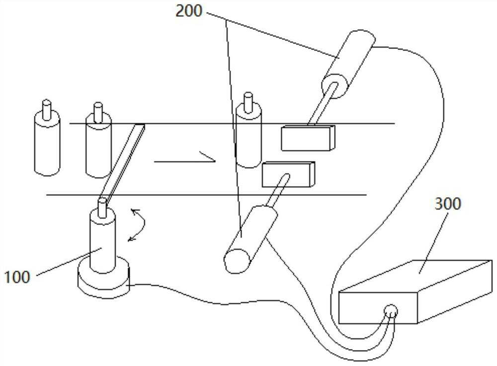 Bottle unscrambling device and method