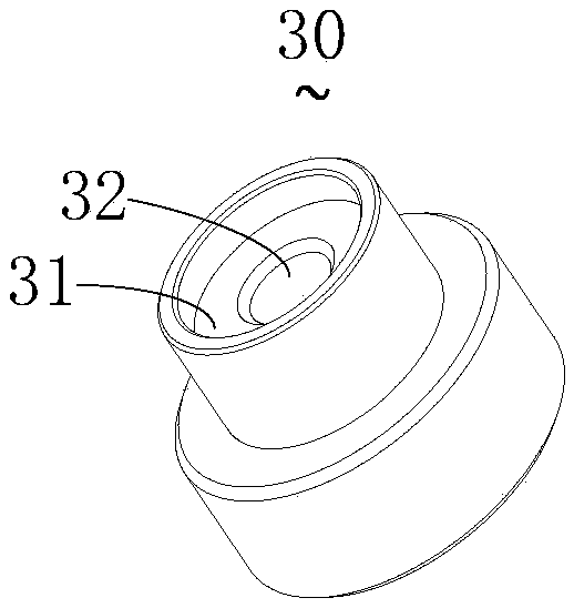 Bearing carrier of magnetic circuit assembly of bone conduction earphone and automatic assembly equipment thereof