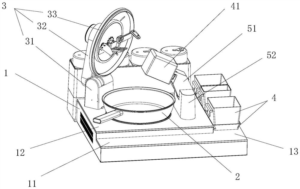 Turnover feeding type cooker