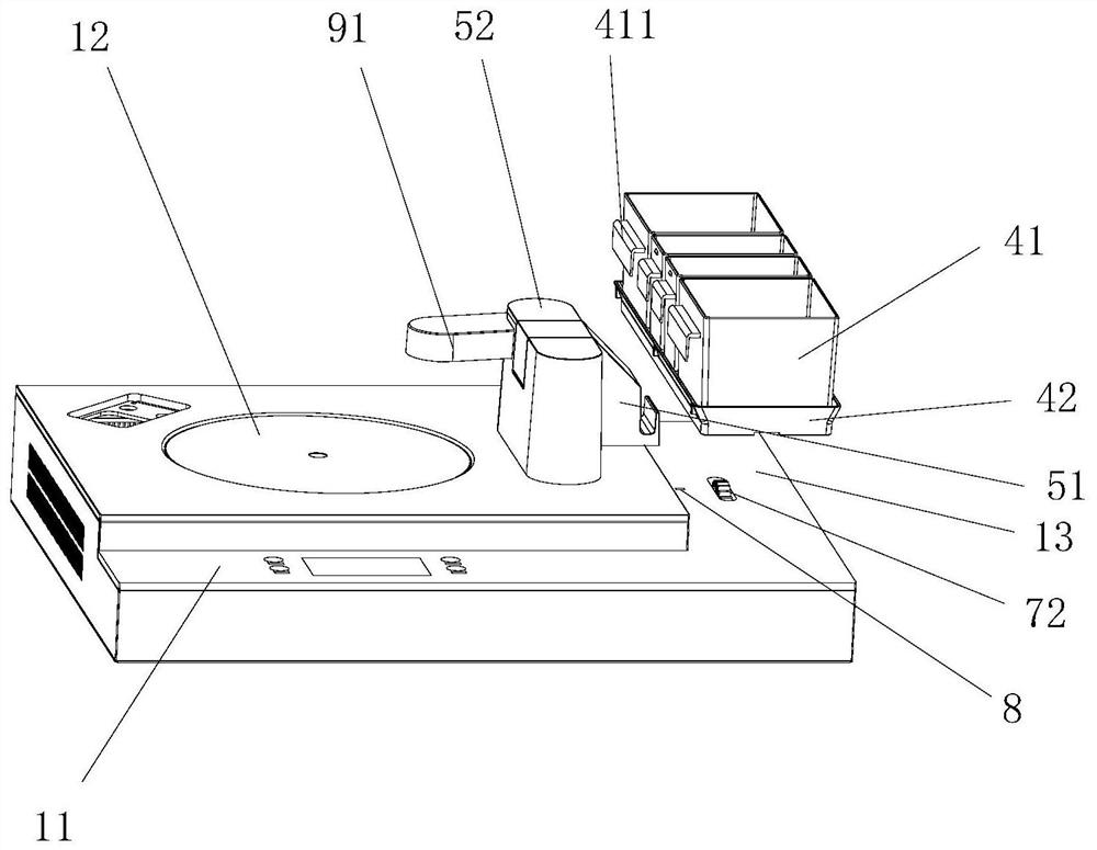 Turnover feeding type cooker