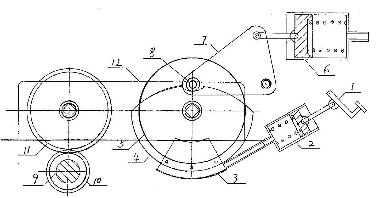 Hydraulic braking inertia booster for high-power diesel vehicle