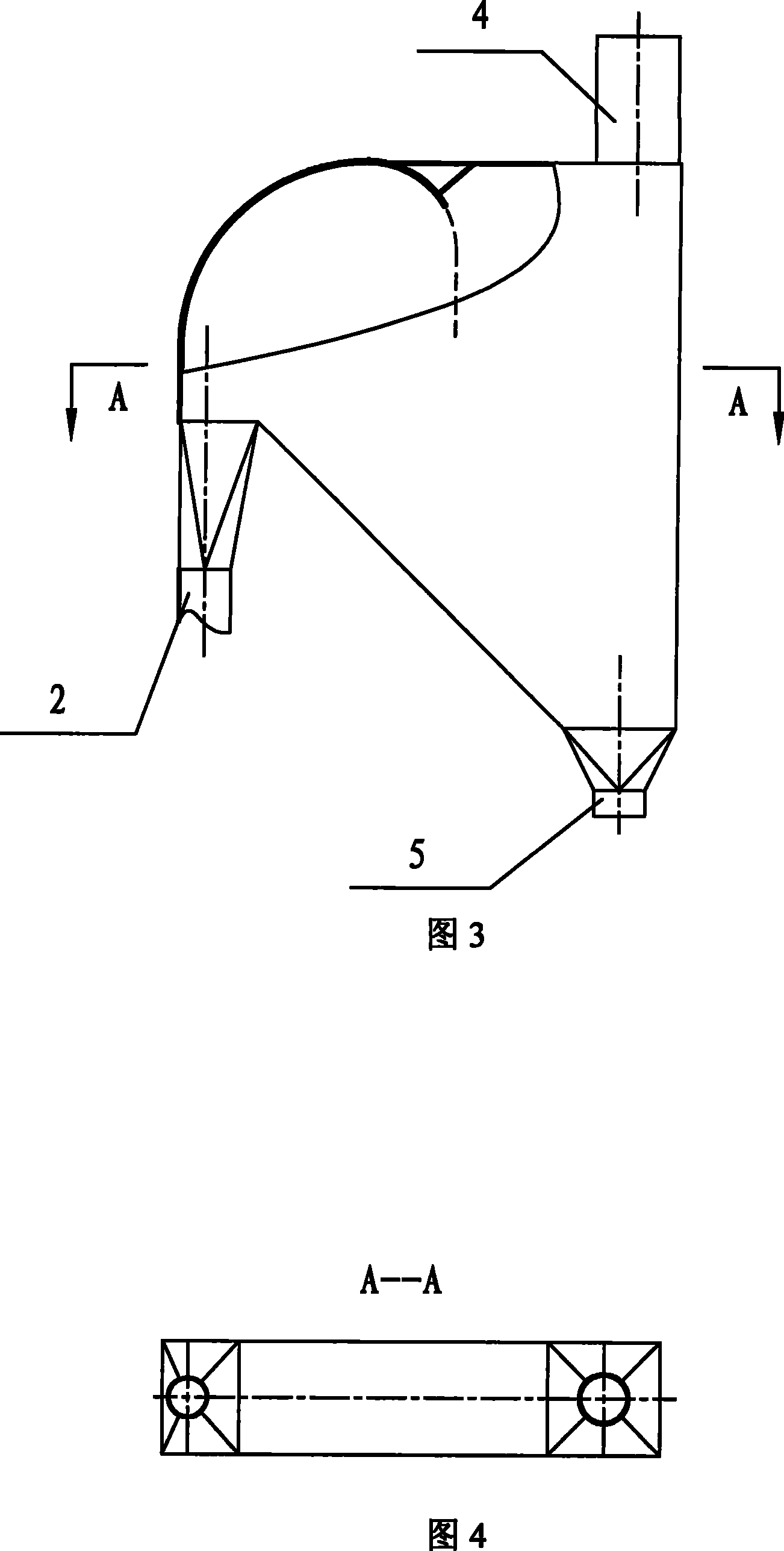 Aluminum oxide warehouse top multi-point blanking device and method