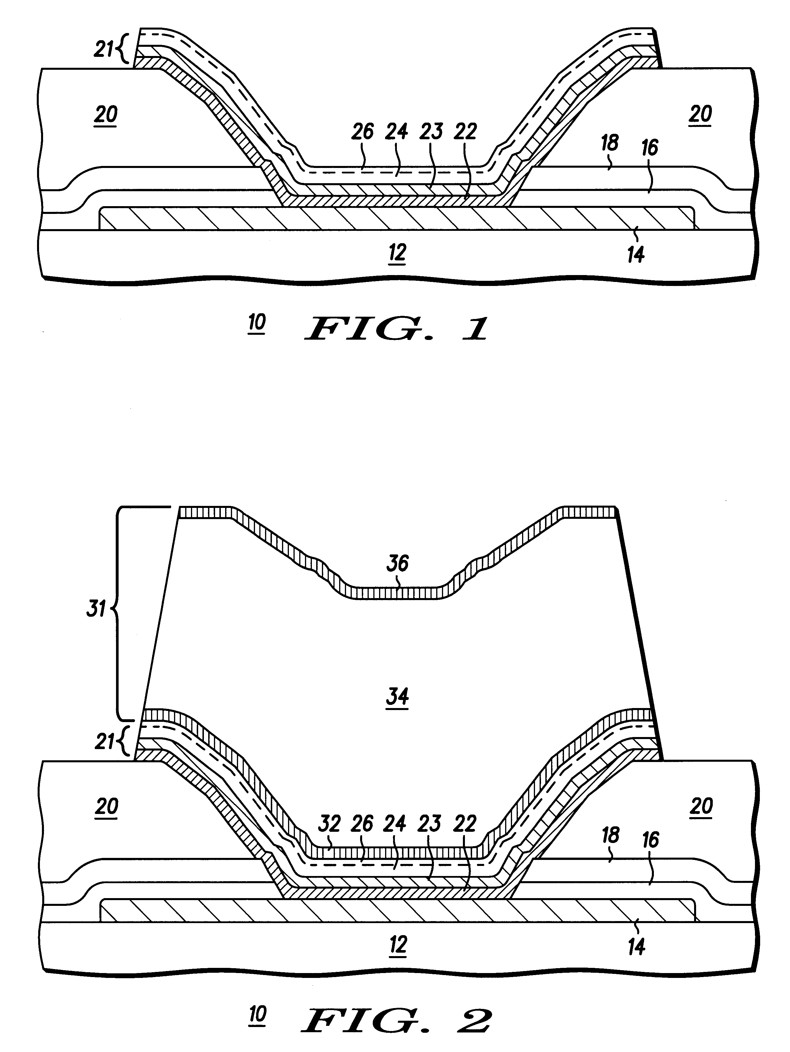 Method of forming a semiconductor device having conductive bumps without using gold