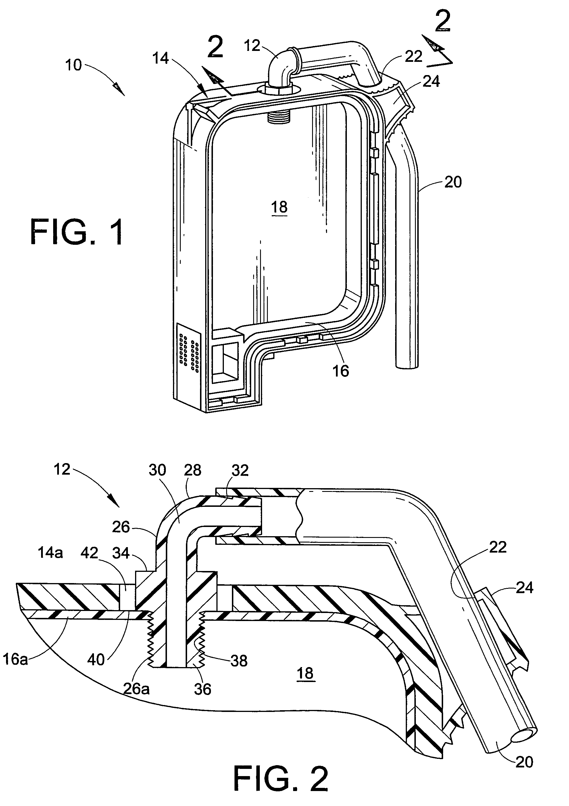 Tube coupling for ink jet cartridges