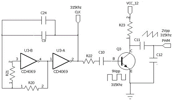 Inductive microcurrent cutter breaking detection circuit