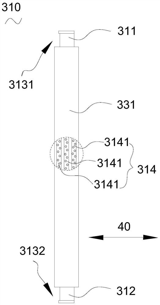 Gas automobile and cooling system thereof