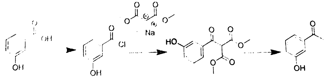 M-hydroxy acetophenone preparation method