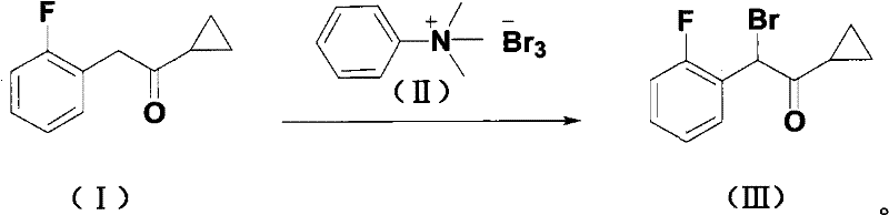 Method for preparing Prasugrel intermediate alpha-cyclopropylcarbonyl-2-fluorobenzyl bromide