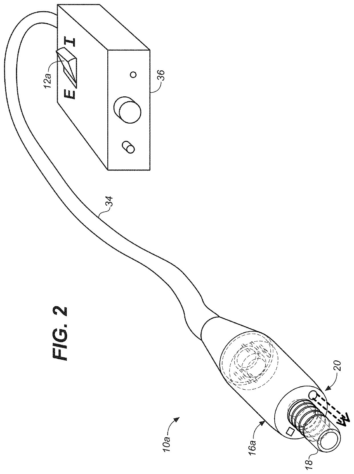 Dental handpiece, motor and coupler with multi-wavelength light outputs