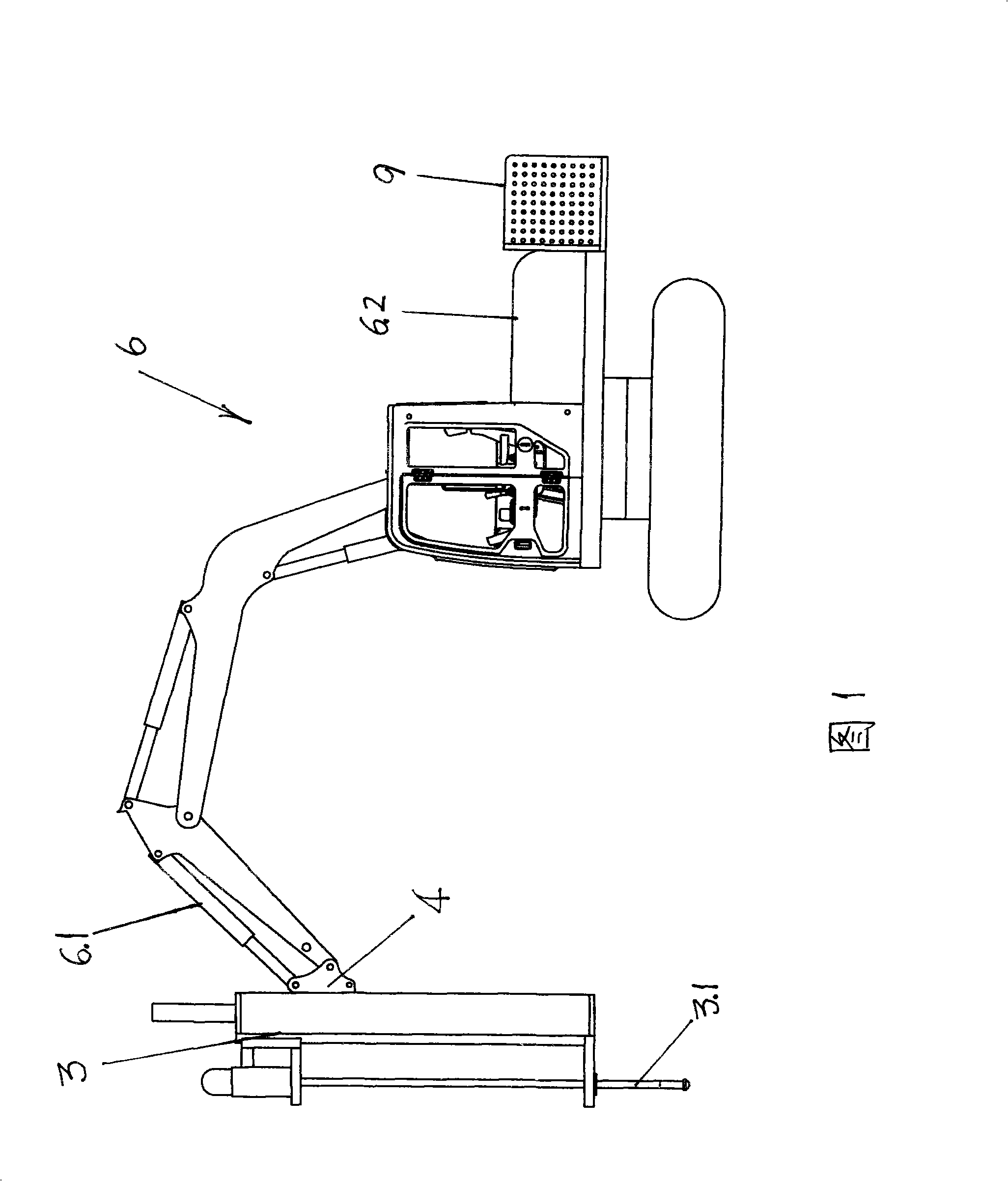 Combination type multifunctional engineering equipment