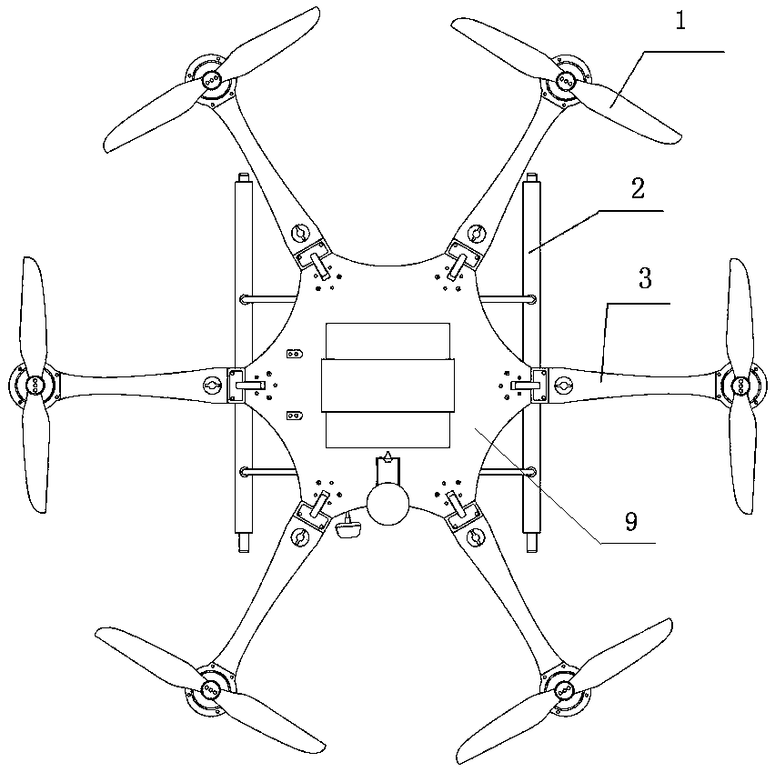 Hexa-rotor aircraft