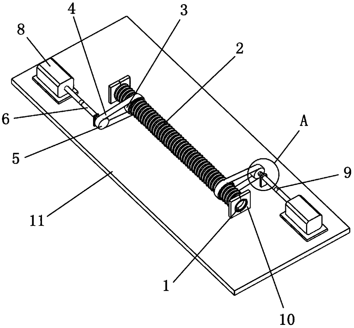 Rust removal device and method for inner wall of metal pipe