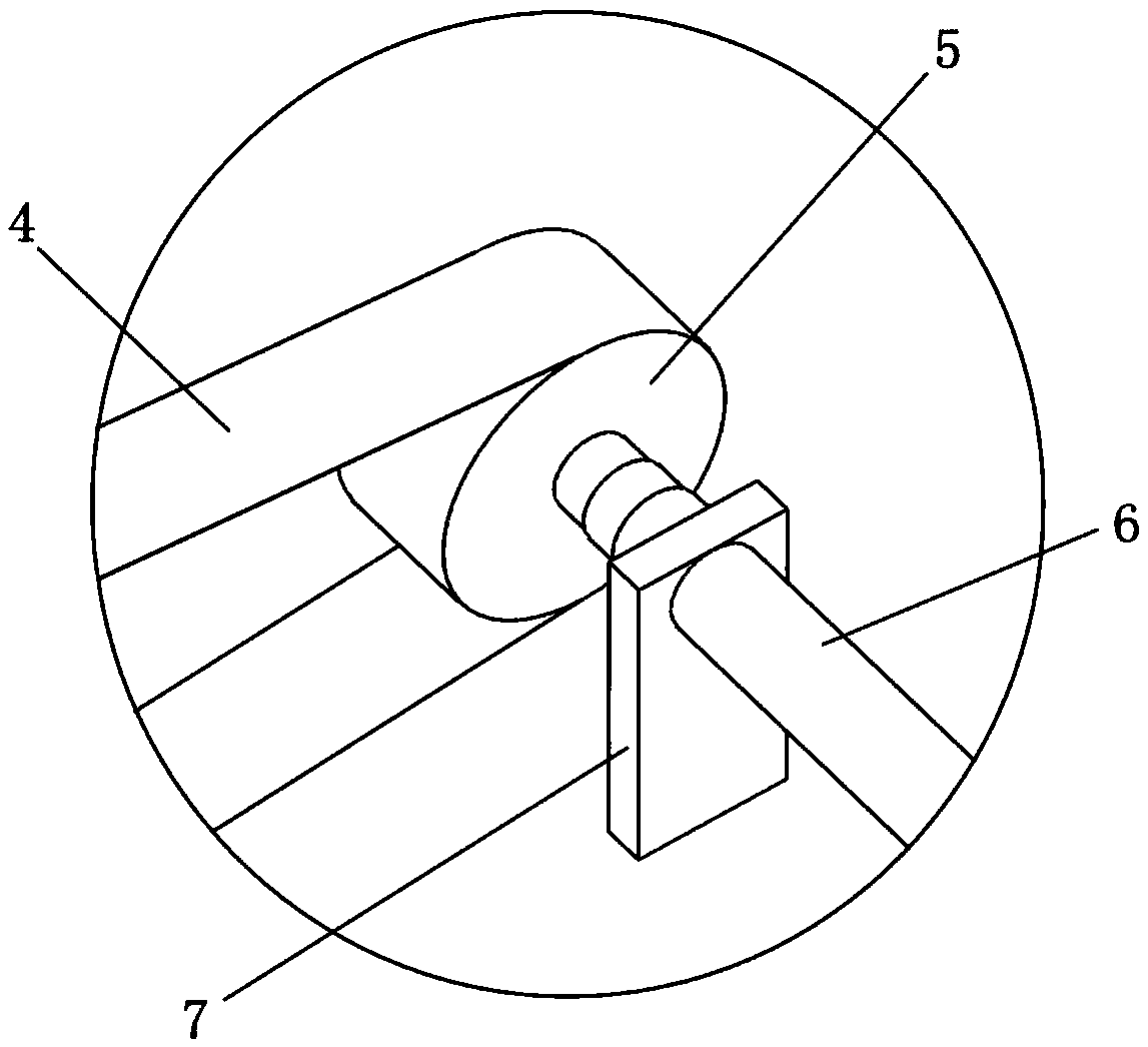 Rust removal device and method for inner wall of metal pipe