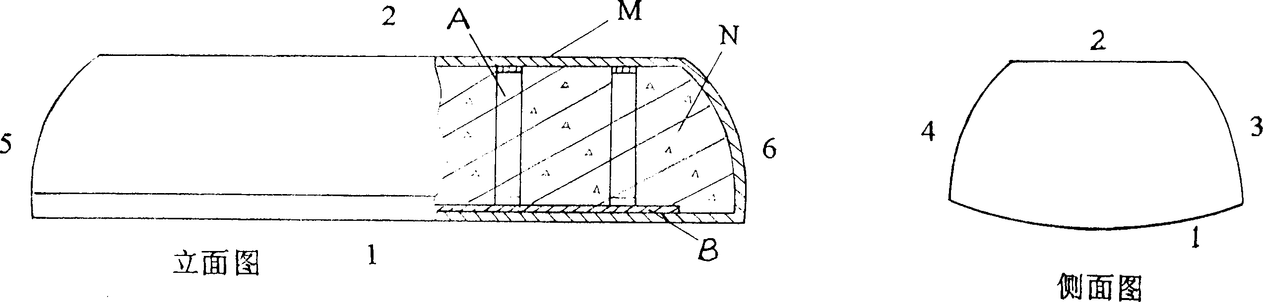 Flexible dam with aid of buoyancy and its construction method