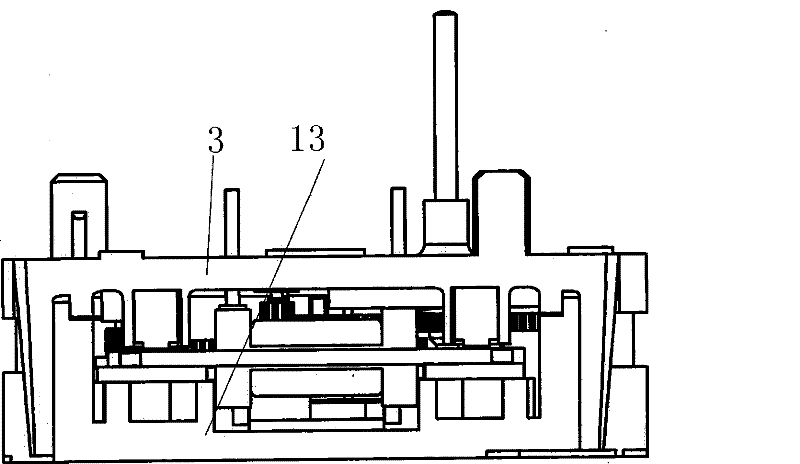 Vibration preventing automobile instrument motor