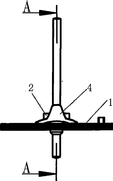 Vibration preventing automobile instrument motor